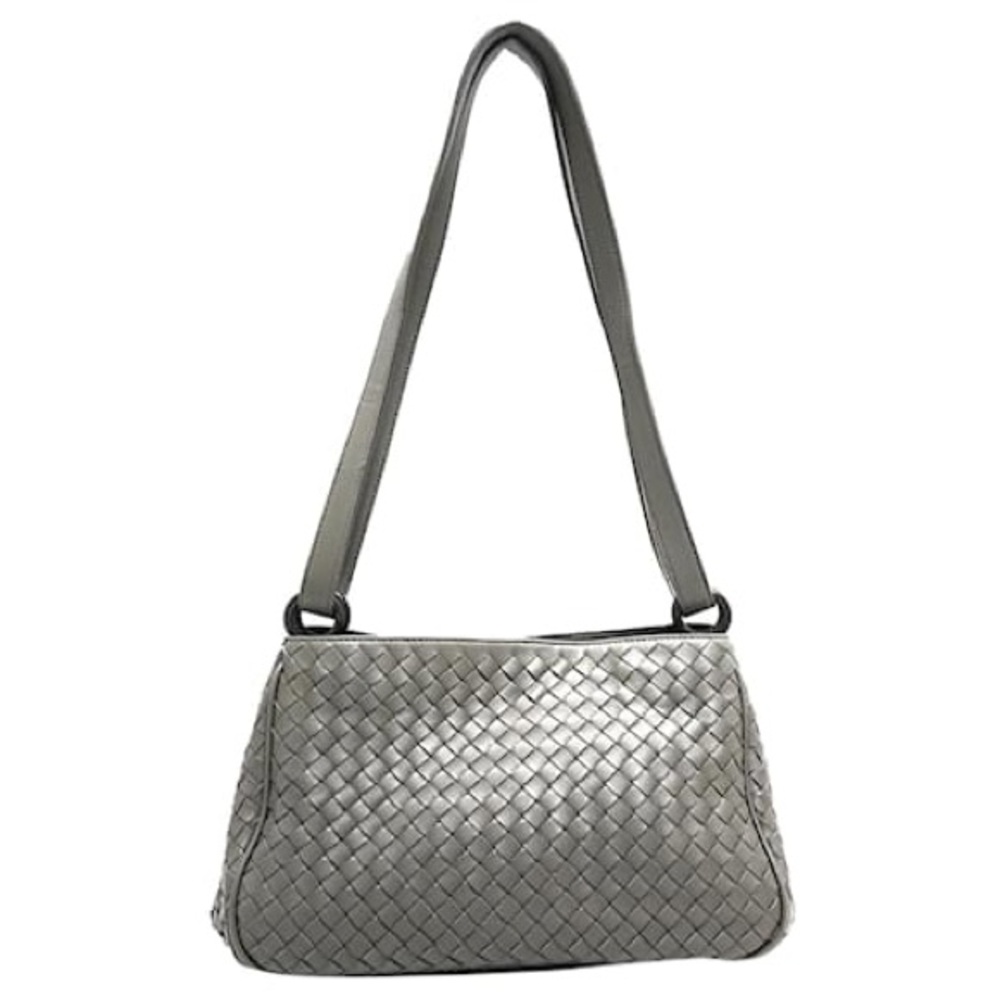 Intrecciato Leather Shoulder bag - 2 way